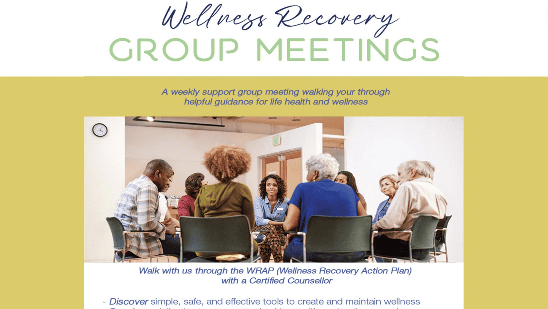 Wellness Recovery Group Meetings